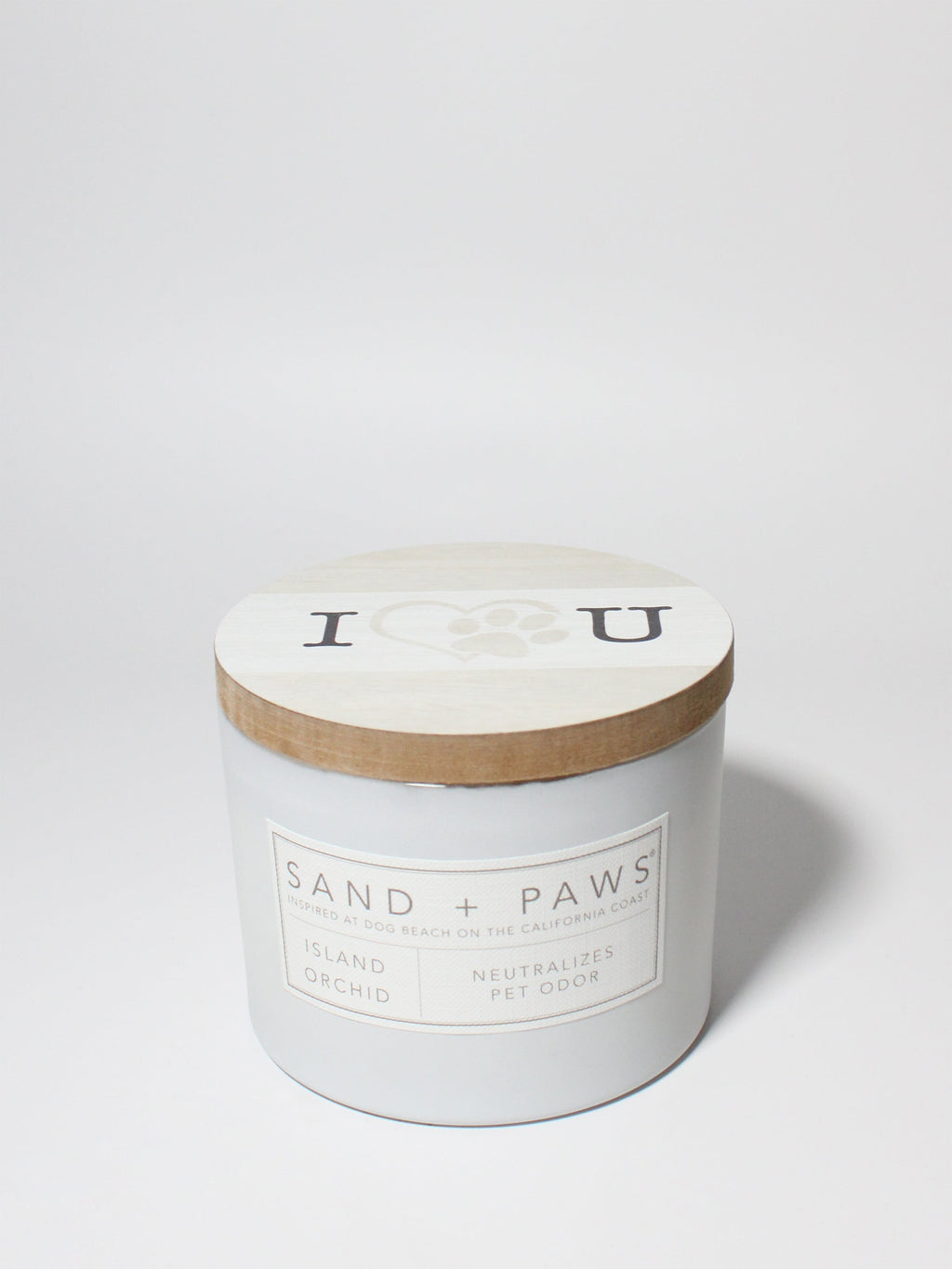 Sand + Paws Island Orchid 12 oz scented candle Premium