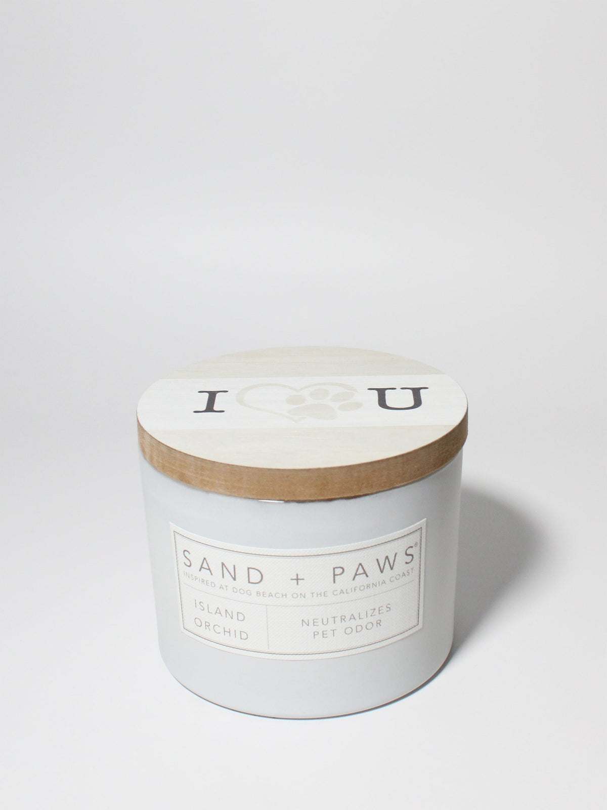 Sand + Paws Island Orchid 12 oz scented candle Premium