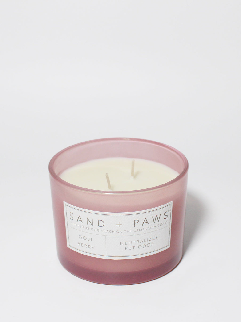 Sand + Paws Goji Berry 12 oz scented candle Premium
