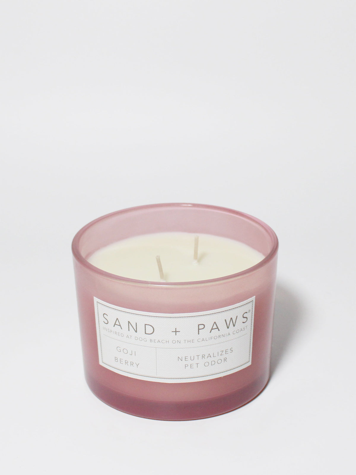 Sand + Paws Goji Berry 12 oz scented candle Premium