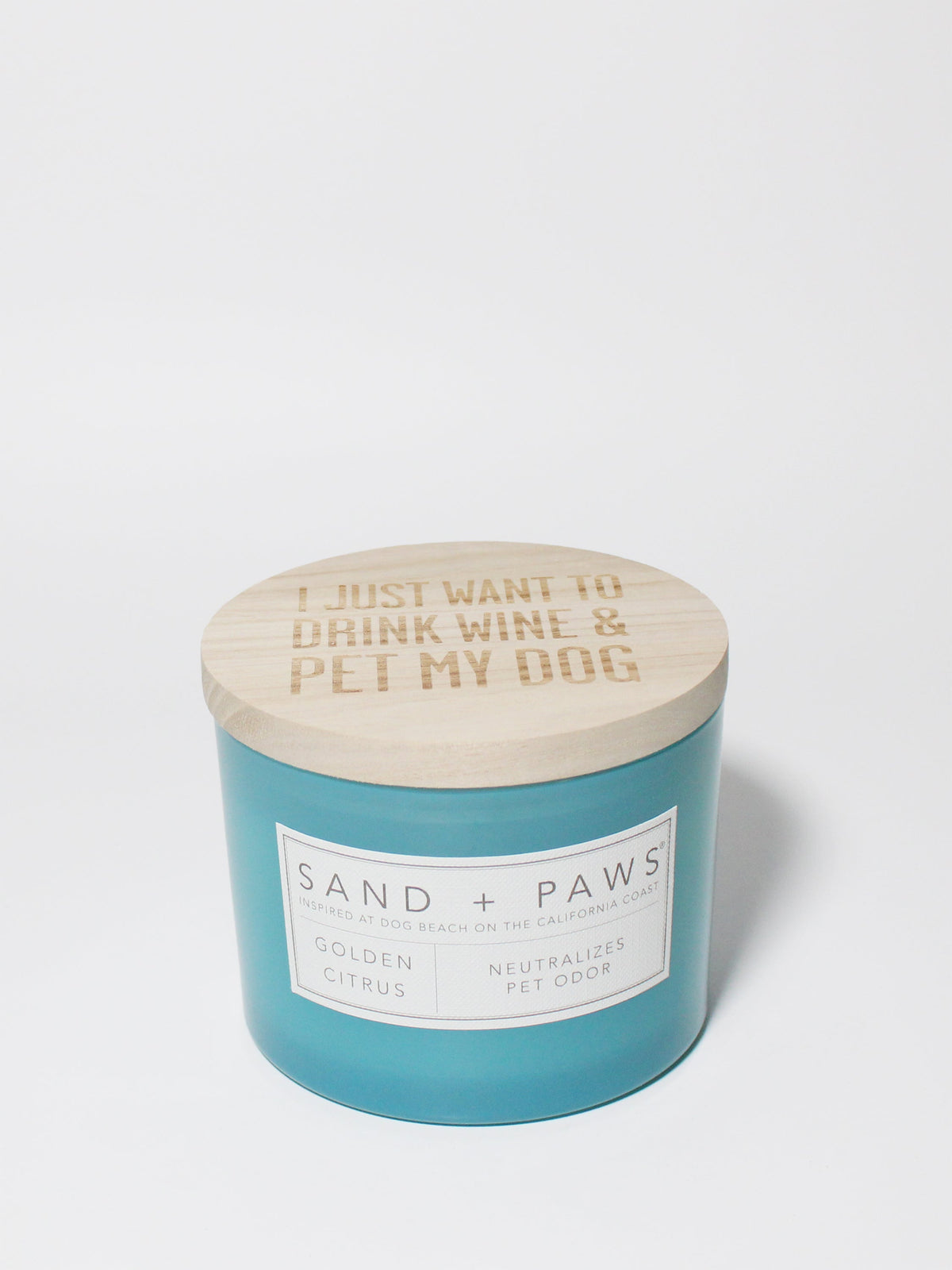 Sand + Paws Golden Citrus 12 oz scented candle Premium