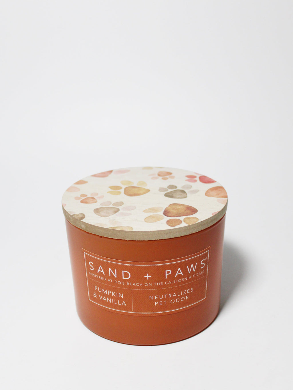 Sand + Paws Pumpkin & Vanilla 12 oz scented candle Premium
