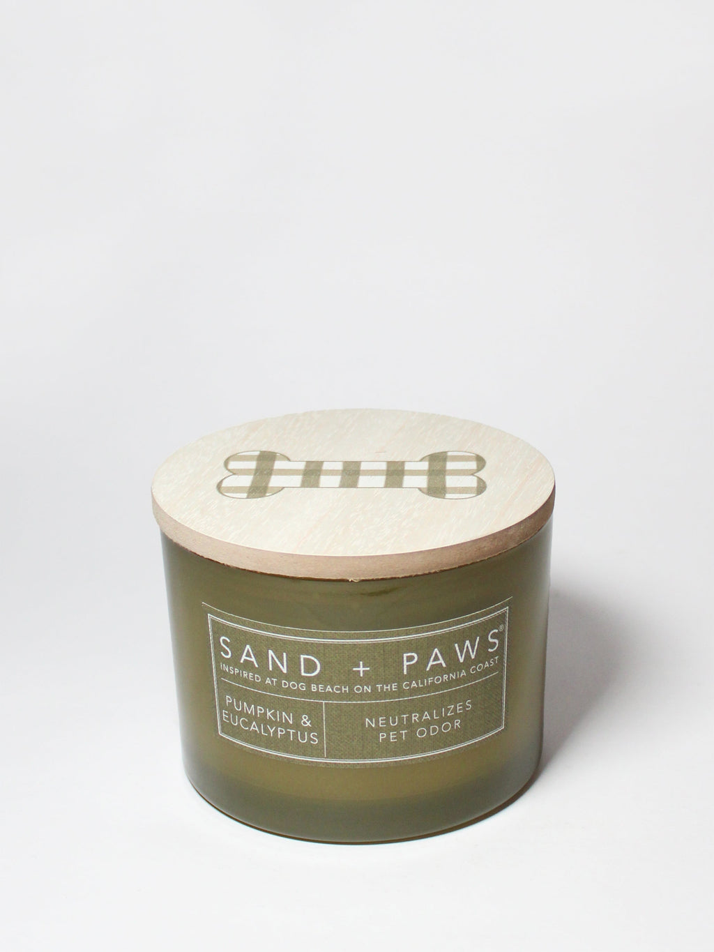 Sand + Paws Pumpkin & Eucalyptus 12 oz scented candle Premium