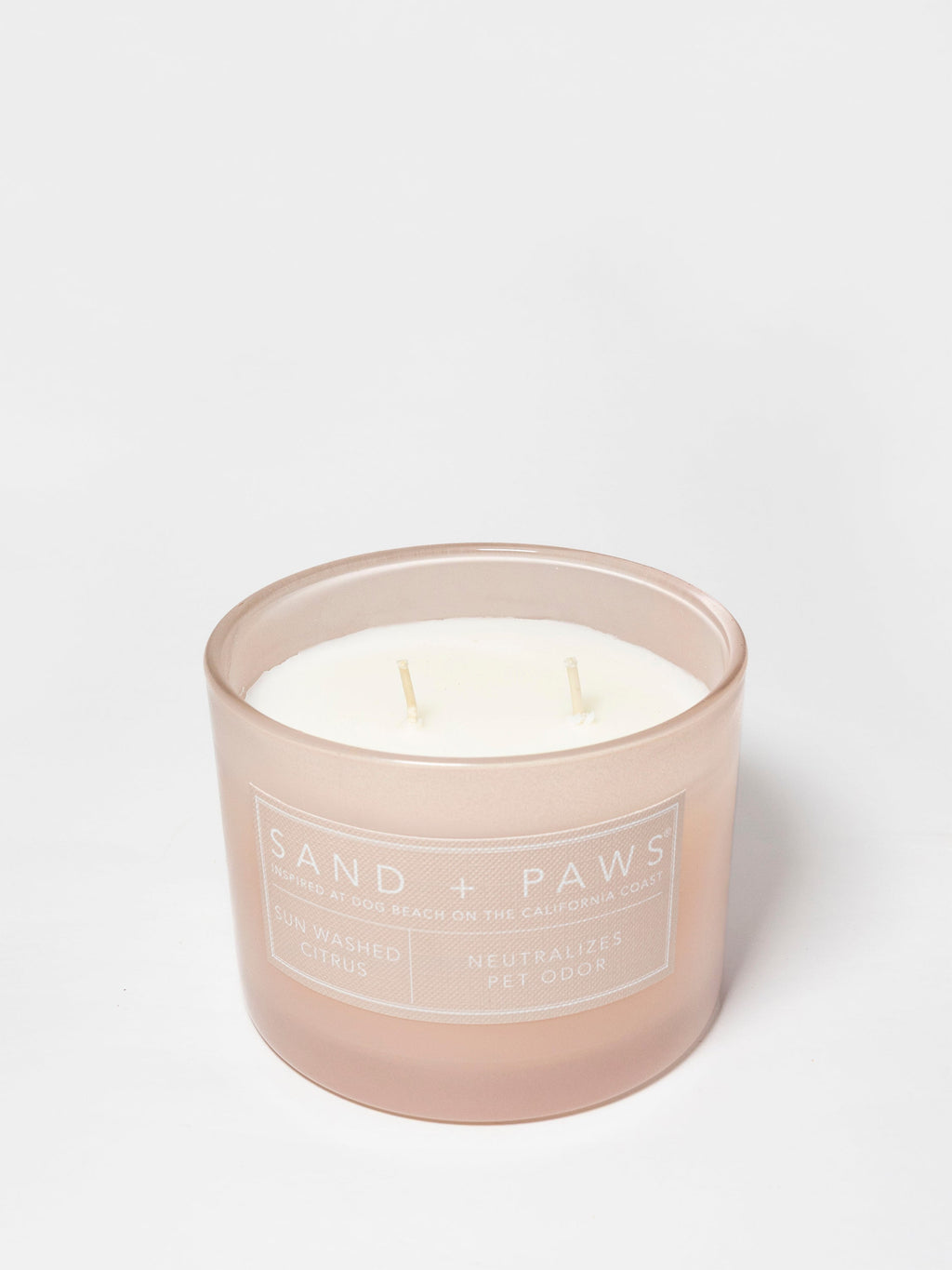 Sand + Paws Sun Washed Citrus 12 oz scented candle Premium